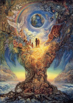 JW tree of peace millennium tree Fantasy Oil Paintings